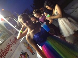 ice cream truck graduation party