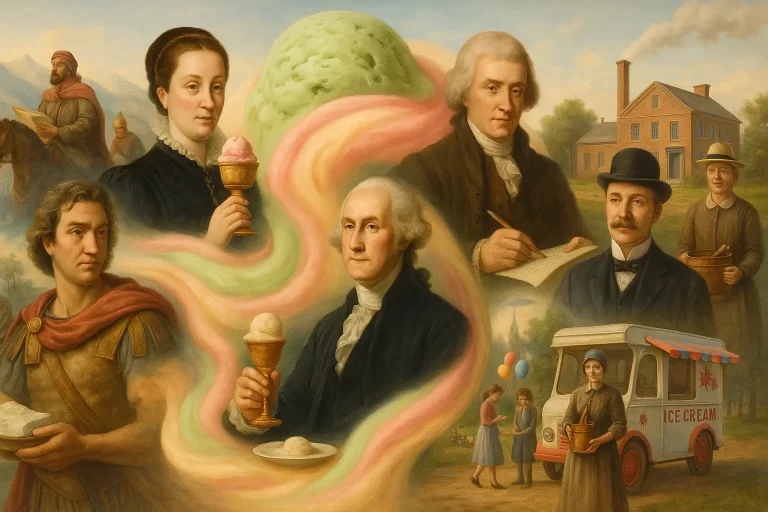 An Ice Cream and it's journey Throughout History