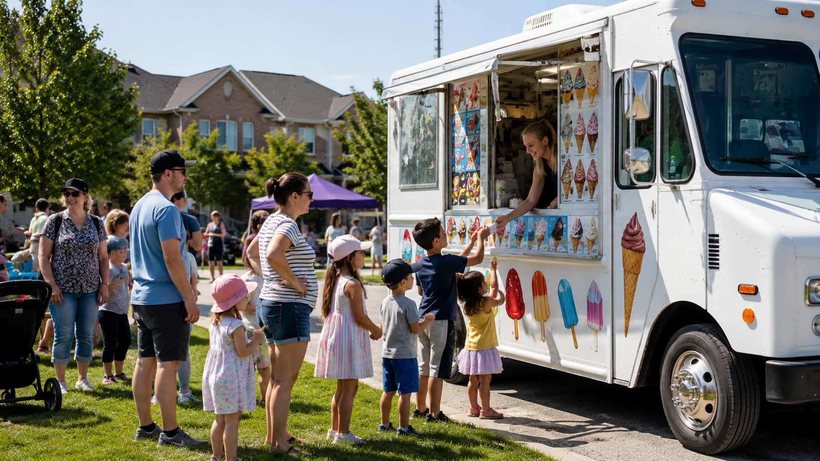 Ice Cream Truck in Milton