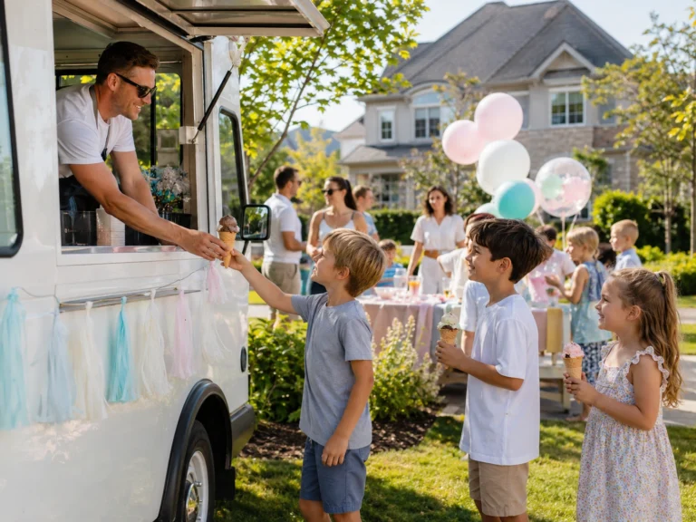 outdoor birthday party in Oakville