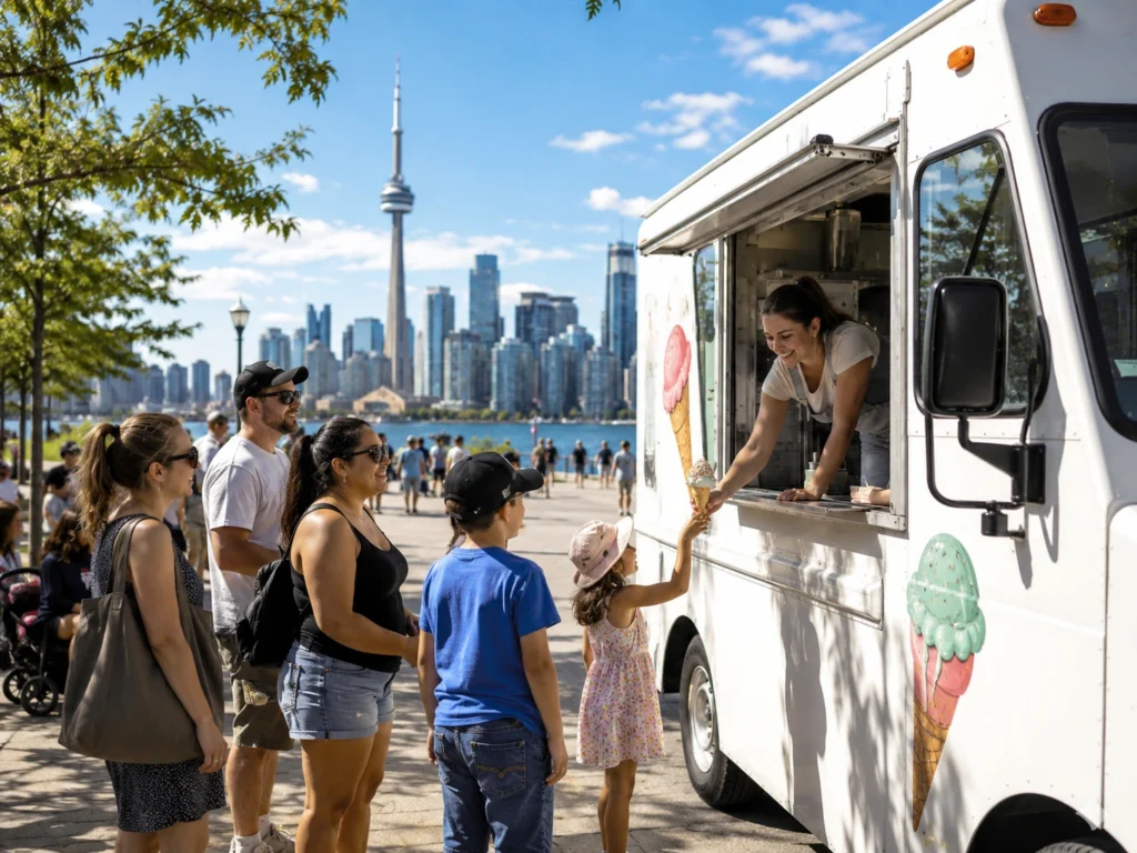 ice cream truck in toronto