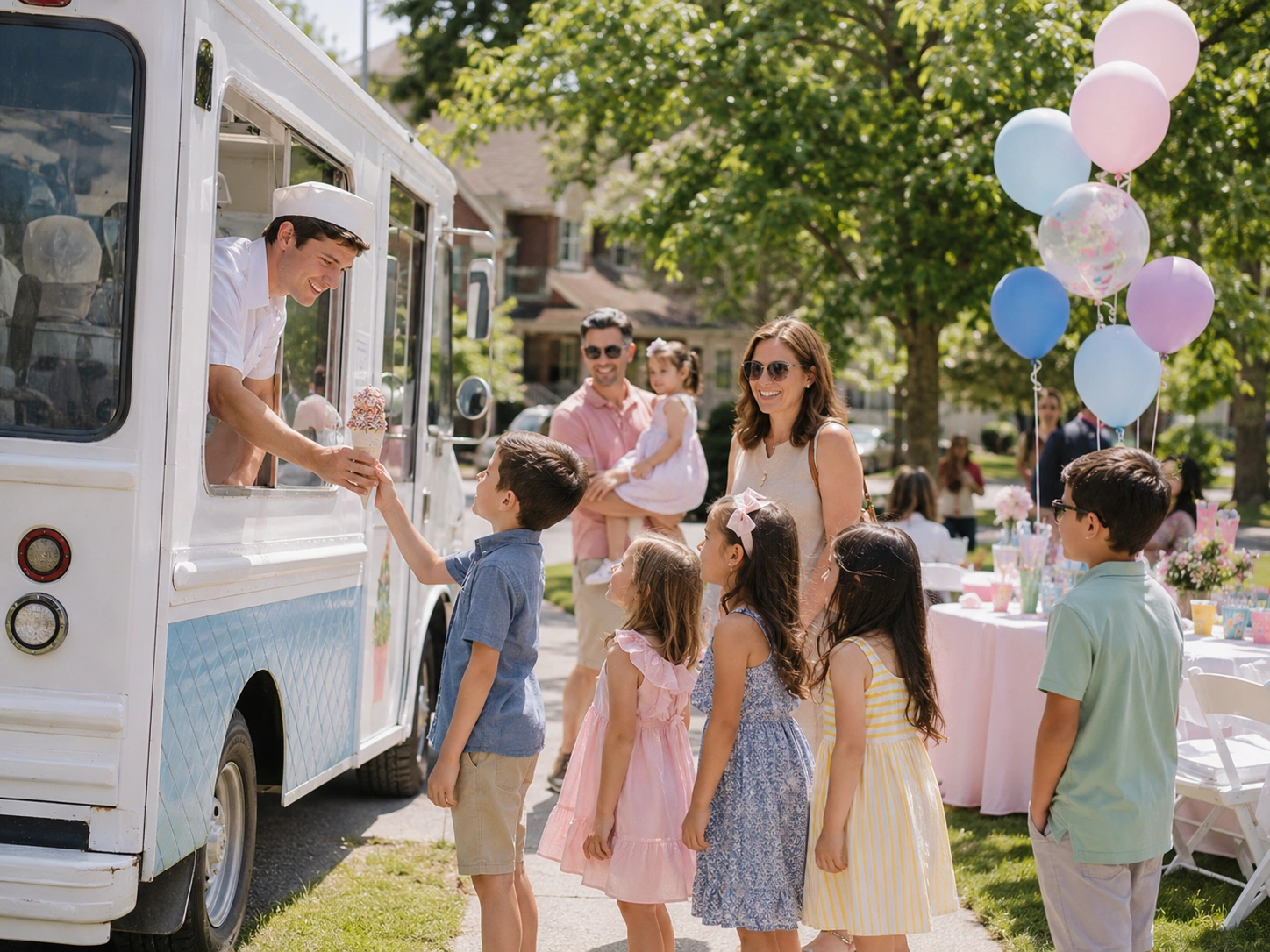 Ice Cream Truck Birthday Party in Milton