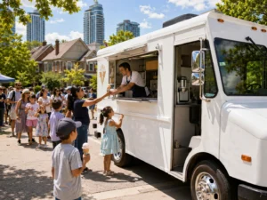 Ice cream truck in north york